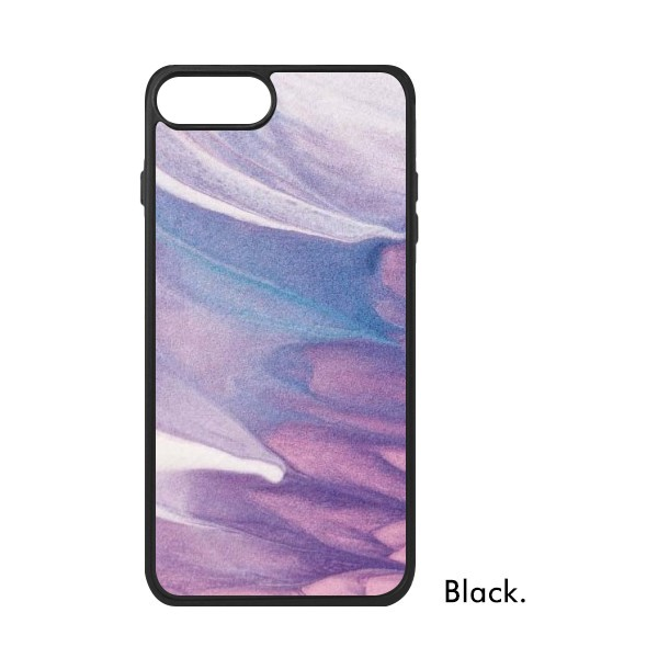 适用于iPhone紫褶皱飘逸抽象艺术Xr手机壳max保护套678pro硅胶112