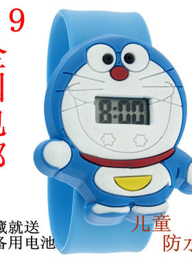 包邮数字拍拍小孩卡通卷尺防水表