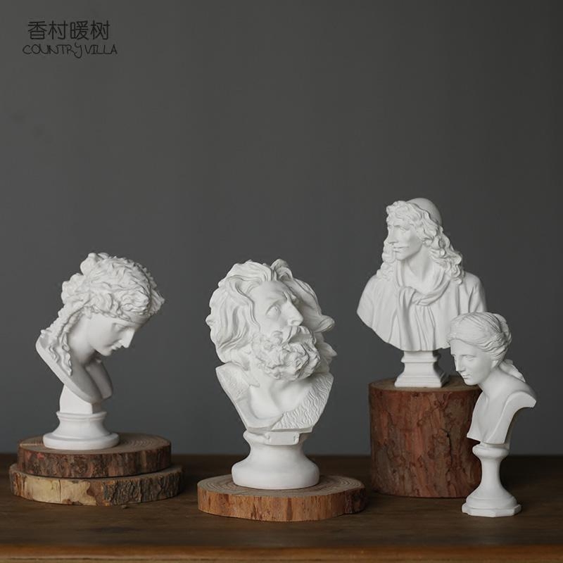 欧式摆件格架装饰树脂工艺品美术绘画工作室素描雕像人物模型雕塑图片