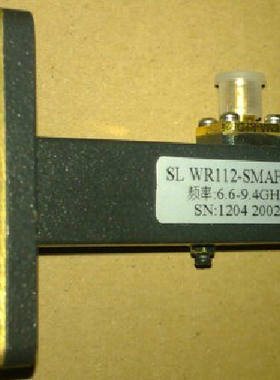 SL WR112-SMAF-7G 频率:6.6-9.4GHz 射频微波 波导转同轴 转接器