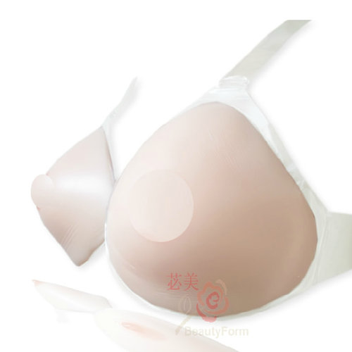 苾美硅胶连体义乳假胸伪娘三角形