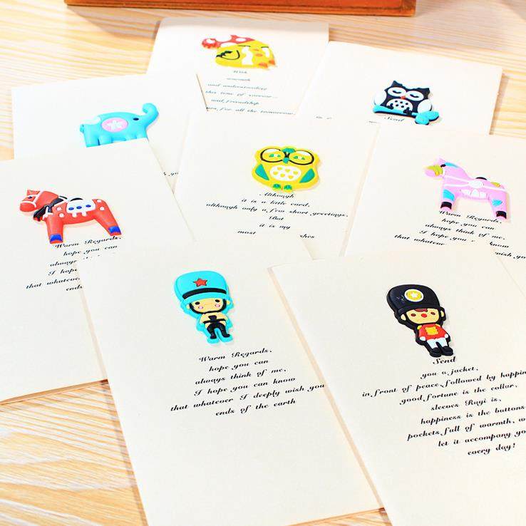 韩国文具 萌物家族英伦士兵猫头鹰节日感谢祝福卡 生日贺卡带信封,文具电教/文化用品/商务用品,贺卡/明信片,淘宝优惠券,粉丝福利购,淘宝优惠卷