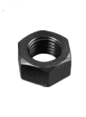 特价8.8级细牙外六角螺母罗帽m8-m36x2黑色GB6171