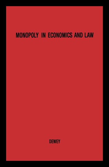 【预售】Monopoly in Economics and Law.