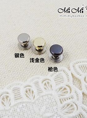 diy箱包螺丝配件平面铜质