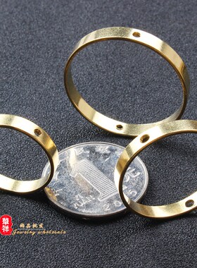 diy饰品金属圆圈黄铜隔珠