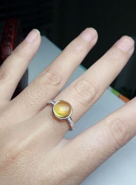 水钻小巧活口戒指托正圆