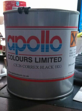 英国APOLLO/阿波罗丝印油墨 CX26黑色 含13%税 正品保证