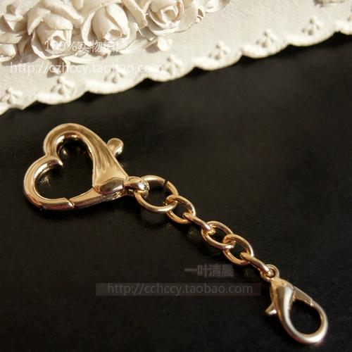 Золотая сумка, аксессуар для сумки, металлическая подвеска, аксессуары в виде сердечка, DIY