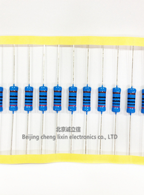 精密金属膜电阻器 3W 1%高精度 20R 22R 27R 30R 3W大功率电阻
