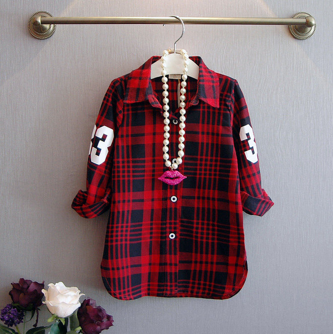 Chemise fille à manche longue - Ref 2086122 Image 1