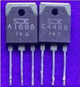原装进口拆机 A1695 C4468 2SA1695 2SC4468 音频功放配对管 测好