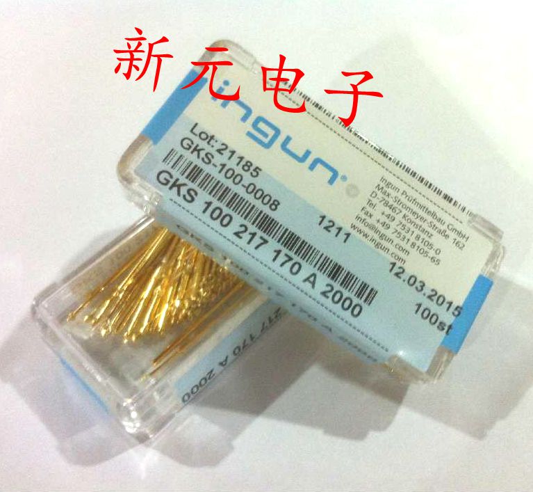 英钢探针GKS100 217 170A2000（钻石头）1.36mm测试针 弹簧顶针