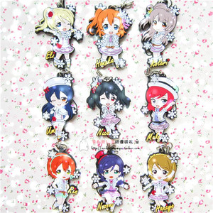 日单正版散货 Love Live! lovelive snow halation 橡胶挂件