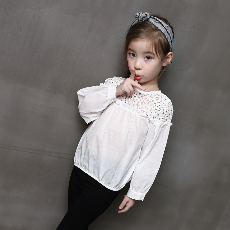 Chemise fille à manche longue - Ref 2084979 Image 3