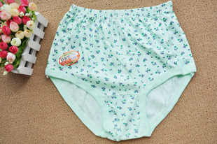 纯棉中老年人三角内裤中腰宽松大码女式内裤妈妈款棉质裤头打底裤