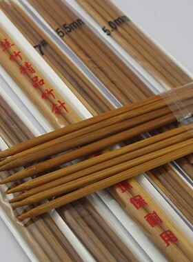 毛线工具编织配件竹针木针diy
