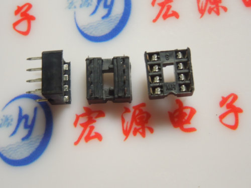8P IC座 8PIN IC插座 芯片底座 集成电路插座 插槽 8位 8脚