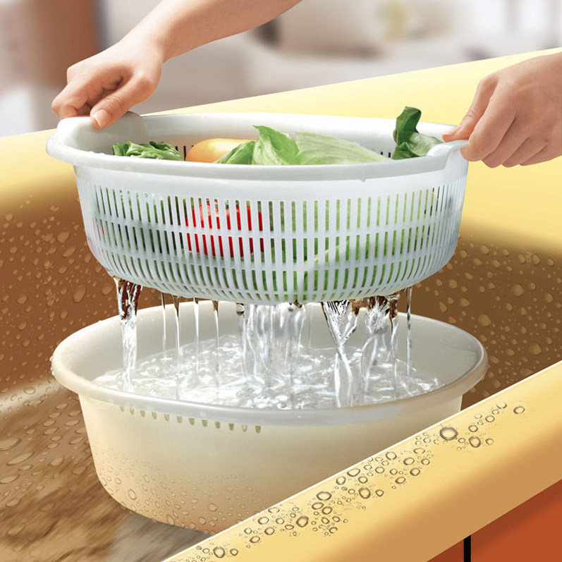 日本进口大号厨房清洗盆沥水篮蔬菜盆清洗篮子洗菜盆沥水篮套装|msdalam kategori pinggan mangkuk, pinggan mangkuk, mangkuk buah-buahan/plat buah-buahan/bakul buah-buahan - dari Buy2taobao.com untuk memberikan perkhidmatan ejen Taobao profesional membeli