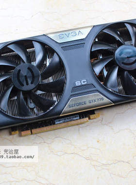 ★完治屋★ 双皇冠 EVGA GTX770 2GB Dual SC 256BIT