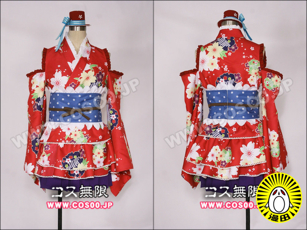 漫田 Love Live!学园偶像祭 东条希 和风LOLITA cosplay服