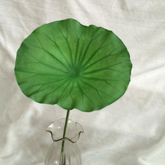 Tay PU-cảm giác mô phỏng lá sen diễn tập đạo cụ có thể giặt được sen cho Phật phòng khách nhà Store trang trí hoa trang trí bình hoa đào giả chậu hoa giả lớn