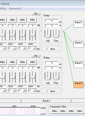 LAX DSP1000MKII处理器 控制软件/电脑调音控软件