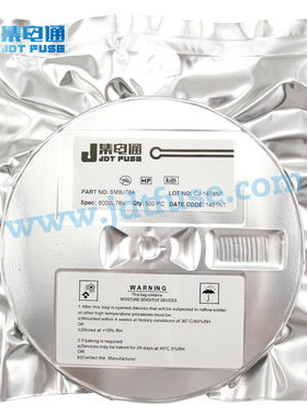 SMBJ78A TVS 瞬态抑制二极管贴片单向二极管台湾集电通JDT二极管