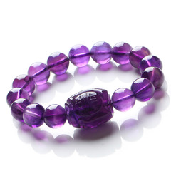 Precious natural seven purple Crystal Amethyst bracelets ladies bracelets jewelry Passepartout frequent shopper benefits open