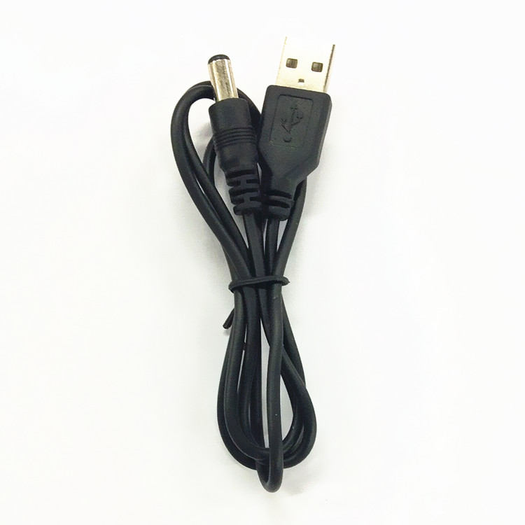 USB dc5521充电线 电源线 DC线圆头充电线 A公对5.5电源充电线