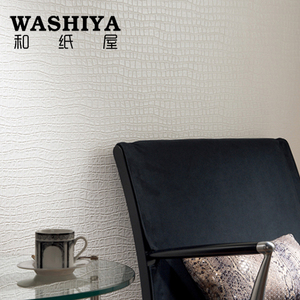 【和纸屋】质感皮面肌理蟒纹客厅沙发 进口日本墙纸壁纸 按米卖