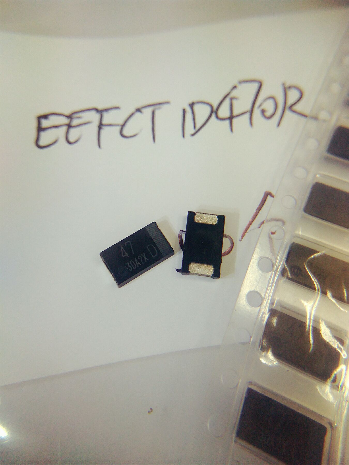 EEFCT1D470R 47UF 20V ESR:40mR 7.3*4.3*1.4 原装正品