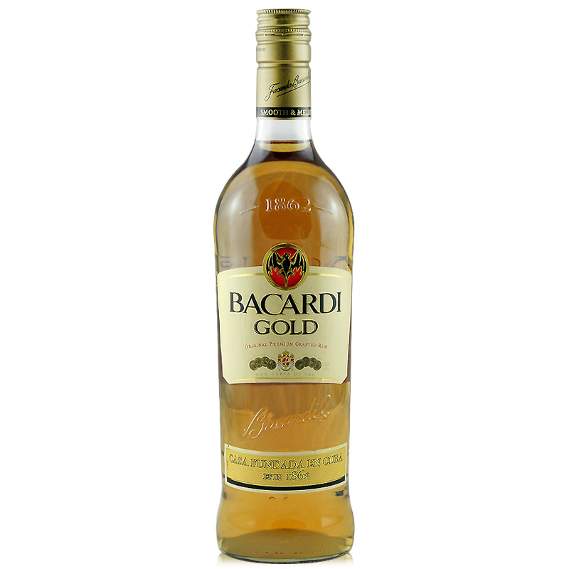 洋酒百加得金朗姆酒BACARDI GOLD RUM波多黎各原瓶原裝進口