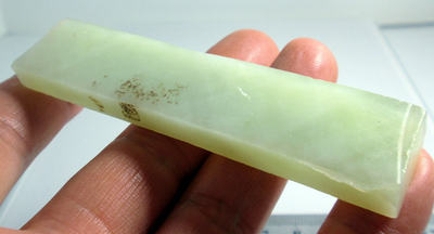 纯天然岫玉印章岫岩玉毛料DIY印章或雕刻小件练手或标本特价-3