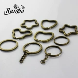Аксессуар ручной работы, бронзовые аксессуары, брелок для ключей с застежкой, DIY