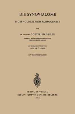 【预订】Die Synovialome: Morphologie Und Pat...