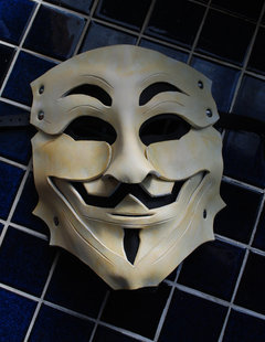 Section△美国代购  手作哥特蒸汽朋克角色扮演装饰舒适皮革面具