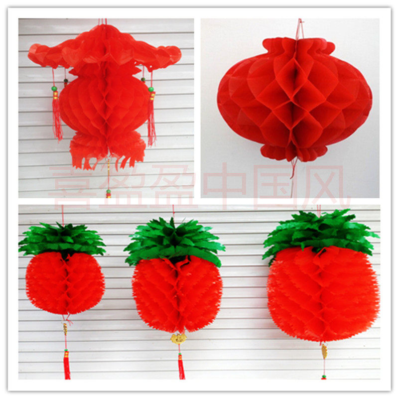 节日开业幼儿园水果大红招财挂件