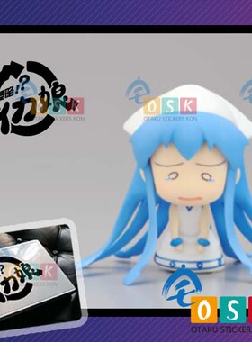 侵略 乌贼娘 logo 墙贴 Ika Musume 动漫周边 痛墙车贴 笔记本贴