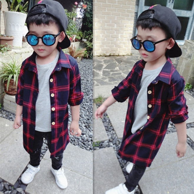 Chemise enfant à manche longue - Ref 2083134 Image 1