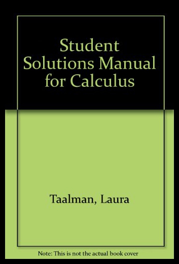 【预售】Student Solutions Manual for Calculus