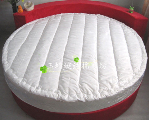圆床褥子 宾馆圆床褥芯 圆床垫子圆褥芯主题酒店圆床床品圆褥垫被