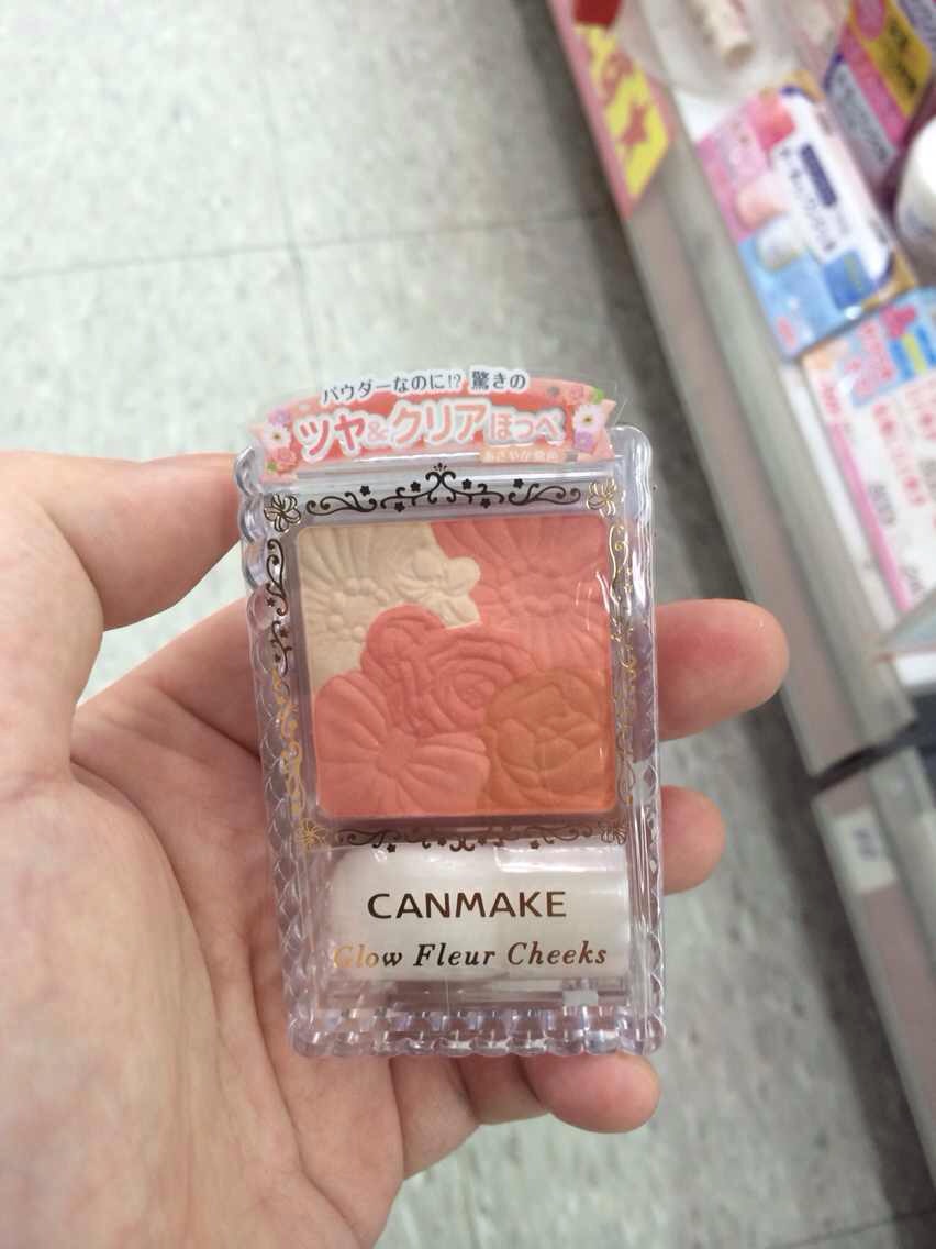 CANMAKE四色花瓣亚光腮红