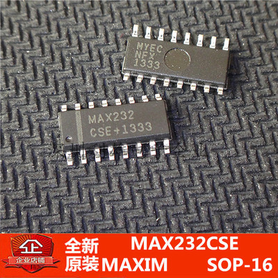 现货 MAX232CSE+T  MAX232CSE  贴片 SOP-16 全新原装