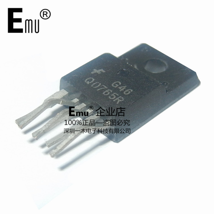 Emu丨Q0765R 液晶电源模块芯片 FSQ0765RS QO765R 封装TO-220F-6