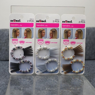 KB2SCUNCI儿童发夹留海固定插梳造型发夹 2个装