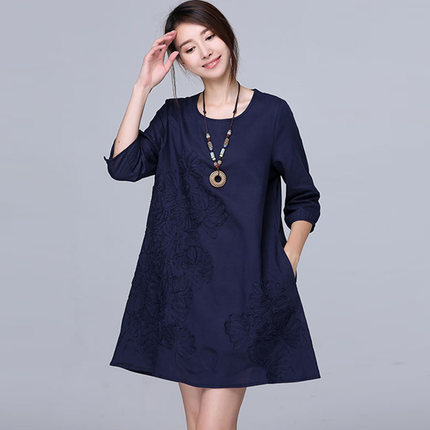 欧美高端大牌春秋连衣裙秋裙 秋款连衣长裙七