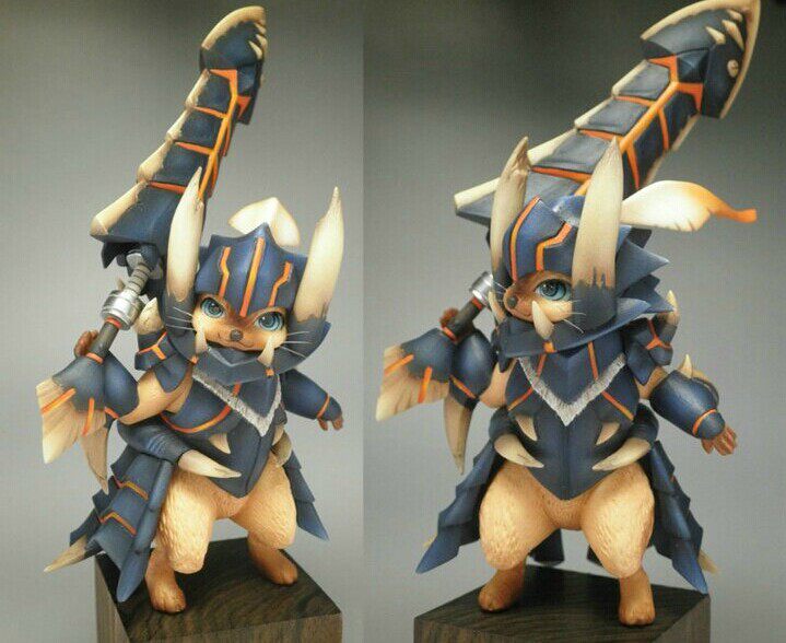 GK手办霸龙猫 魔物猎人 白件 白模 现货特价