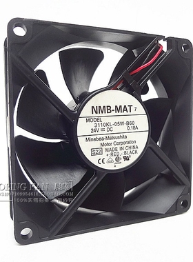 日本NMB 8025 8cm8厘米 2线变频器风扇 24V 0.18A 3110KL-05W-B60