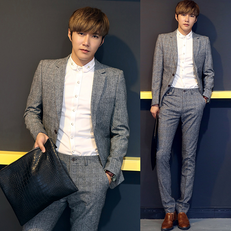 Costume homme en lainage pour printemps - Ref 1554798 Image 1